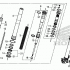 CRF450X Передняя вилка