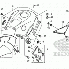 CBR600RA Кожух бака