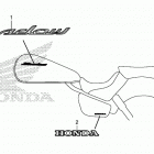 VT750CS Наклейки 1