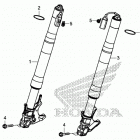 CBR1000S1 Передняя вилка