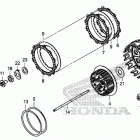 CRF450X Сцепление