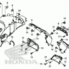 GL1800DA Задний бампер