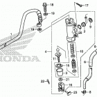XR650L A Задний тормозной цилиндр