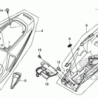 CBR600RA Облицовка сидения