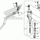 CRF450L Задний тормозной цилиндр