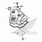 CRF450X Крышка головки цилиндров