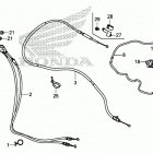 CRF250R AC Рычаги,тросы и рулевые переключатели