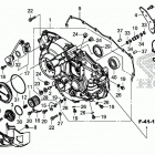 CRF1000D Крышка картера правая