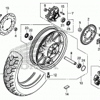 CMX500 Переднее колесо