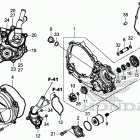 CRF250R AC Крышка картера правая