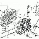 Z125M Картер двигателя