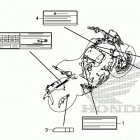 CB1000RA AC Лейбл предостережения
