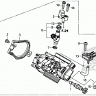 CRF450X Корпус Дросселя
