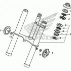 CRF50F Передняя вилка