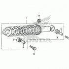 CRF50F Задние амортизаторы