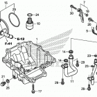 CBR600RA Поддон картера и масляный насос