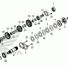 GL1800B Transmission (mainshaft)