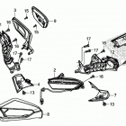 GL1800DA Turn signal@mirror