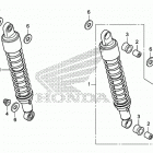 Z125M Задние амортизаторы