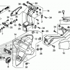 CBR600RA Rear fender@license light