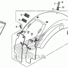 VT1300CX Задний бампер