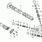 CBR600RA Распределительный вал и клапана