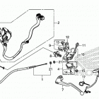 CBR1000S1 Рычаги,тросы и рулевые переключатели