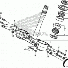 CRF450L Траверса нижняя