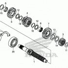 CMX500 Transmission (mainshaft)