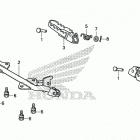 CRF50F Подножки