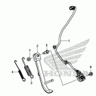 CMX500 Подножка