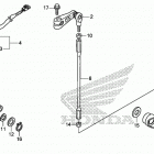 CBR600RA Brake pedal@change pedal
