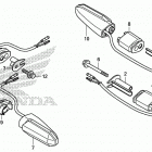 C125A Задний фонарь
