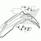 CRF250R AC Переднее крыло