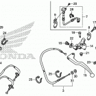 NC750X Рычаги,тросы и рулевые переключатели