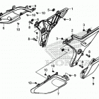 CTX700D Боковые обтекатели