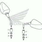CB500FA Зеркало