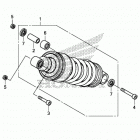 CB650FA Задние амортизаторы
