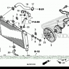 CTX700ND Радиатор