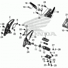 CBR650FA Подножки