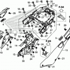 CRF1000A2 Side cover@rear carrier