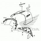 GL1800DA Rear center top cover