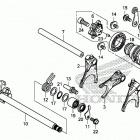 CB500X Вилка переключения передач