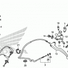 CTX700D Рычаги,тросы и рулевые переключатели