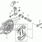 CRF110F Задний тормоз