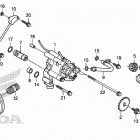 VT1300CX Масляный насос и фильтр