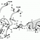 GL1800DA Brake hose@brake pipe