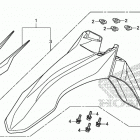 CRF250L Переднее крыло