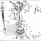 CRF125FB Карбюратор