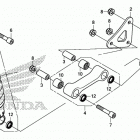 CB500FA Задние амортизаторы